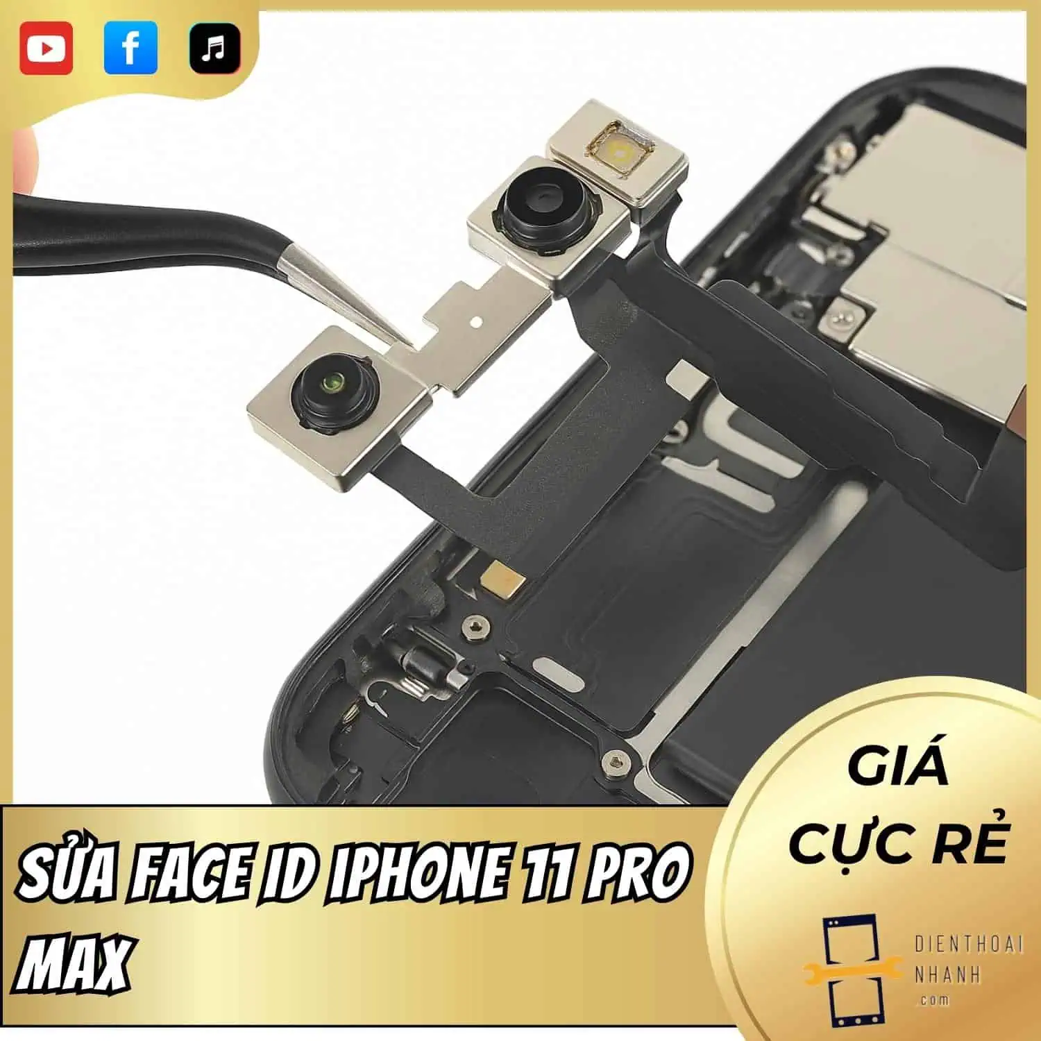 | Tháng 12 2025 Sửa Face ID iPhone 11 Pro Max