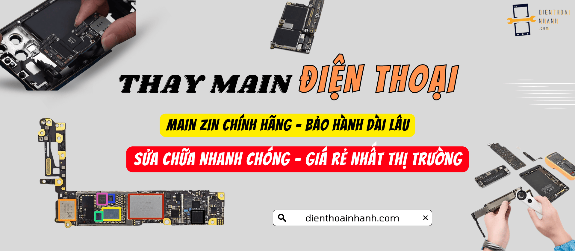 Thay Main Điện Thoại Uy Tín 10+ Năm - Điện Thoại Nhanh