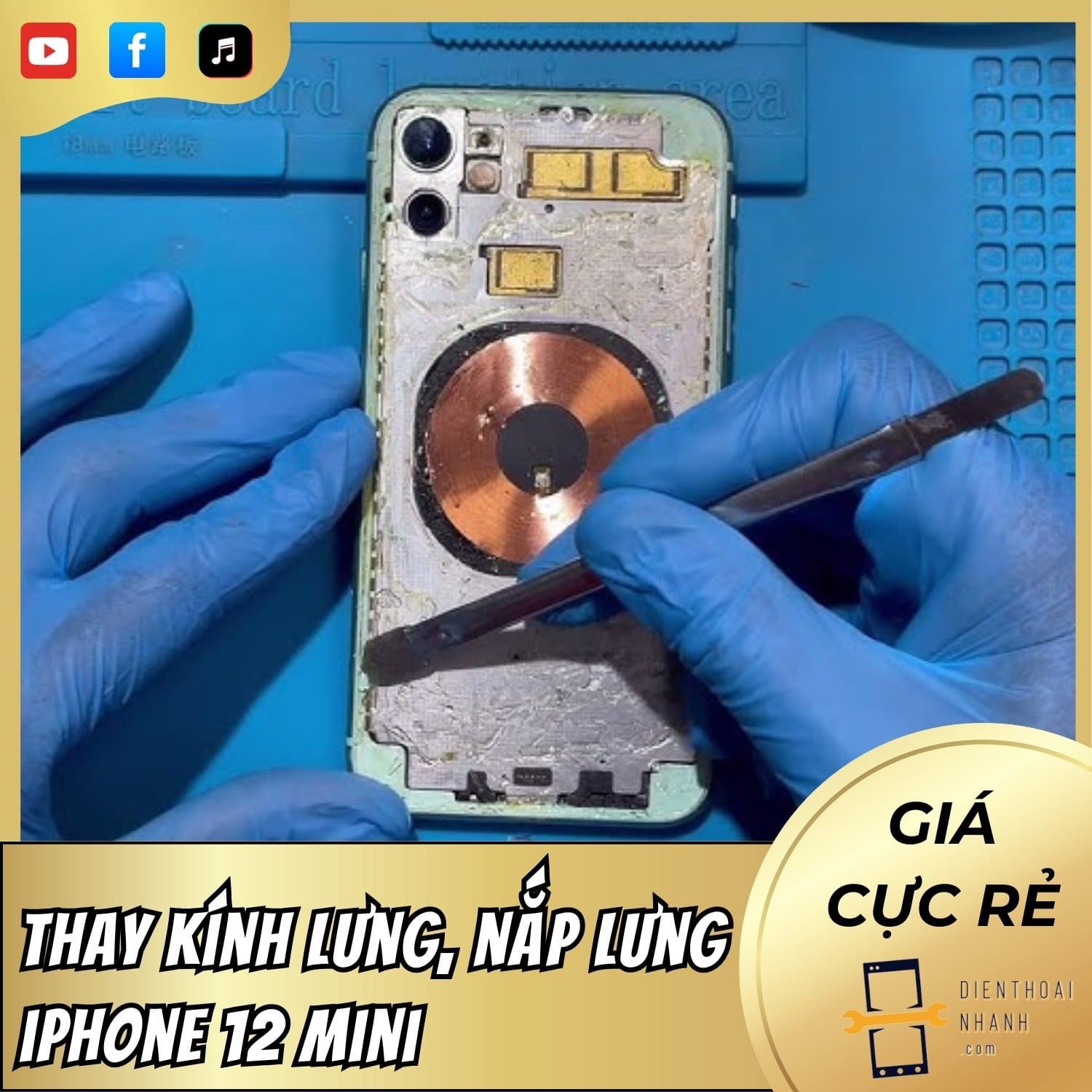 Quy Trình Sửa Điện Thoại iPhone tại Điện Thoại Nhanh