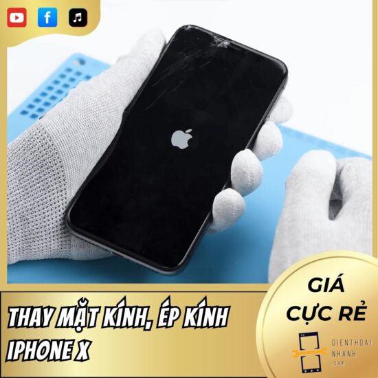 Ép Kính iPhone X