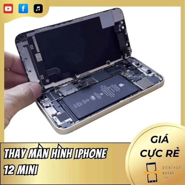 | Tháng 12 2025 thay màn hình iphone 12 mini