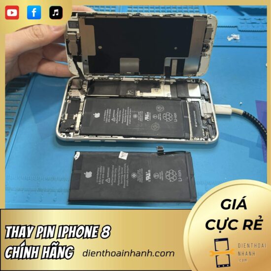 Thay Pin iPhone 8 - Chính hãng