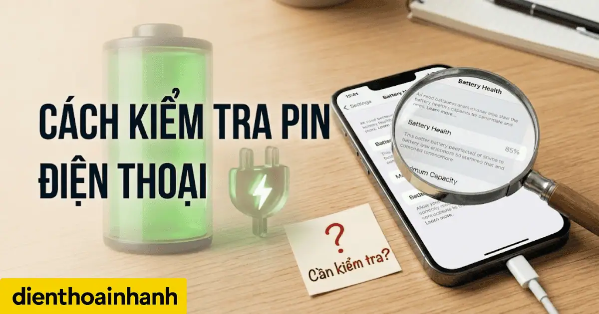 Kiểm Tra Pin Điện Thoại: Hướng Dẫn Từ A-Z Phát Hiện Pin Chai