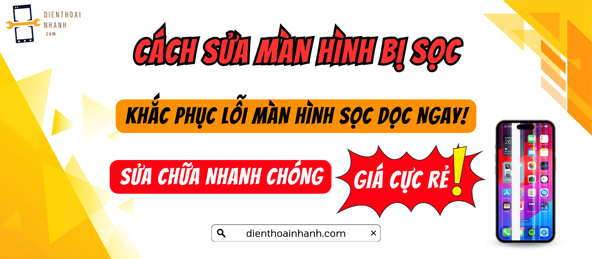 Cách Sửa Màn Hình Bị Sọc - Nguyên Nhân Và Các Khắc Phục