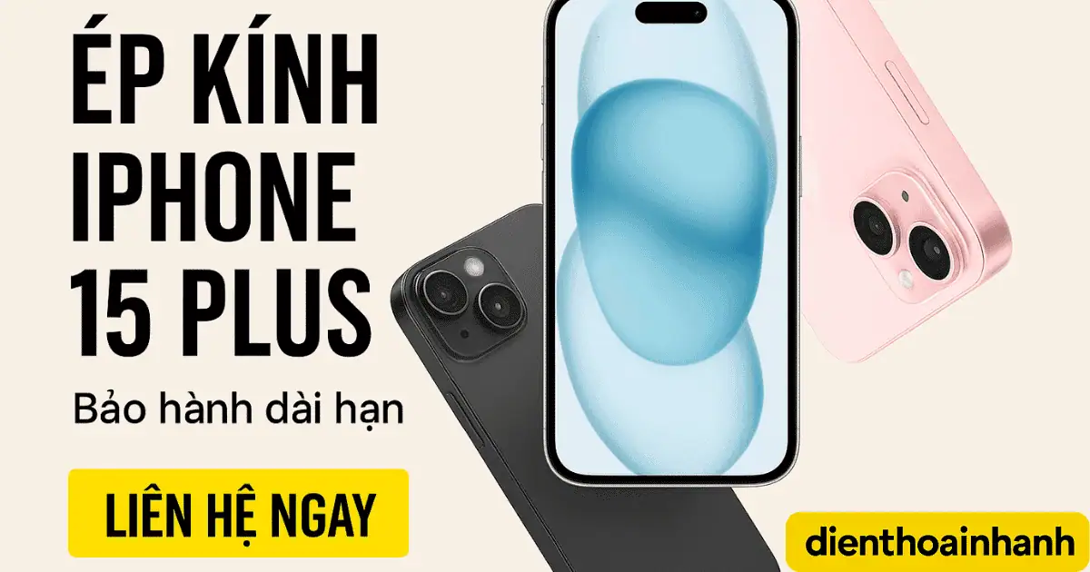 Câu hỏi thường gặp khi ép kính iPhone 15 Plus