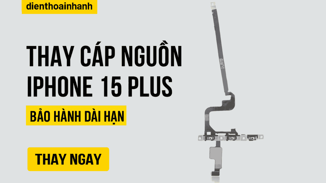 Lý do bạn nên thay cáp nguồn iPhone 15 Plus tại Điện Thoại Nhanh