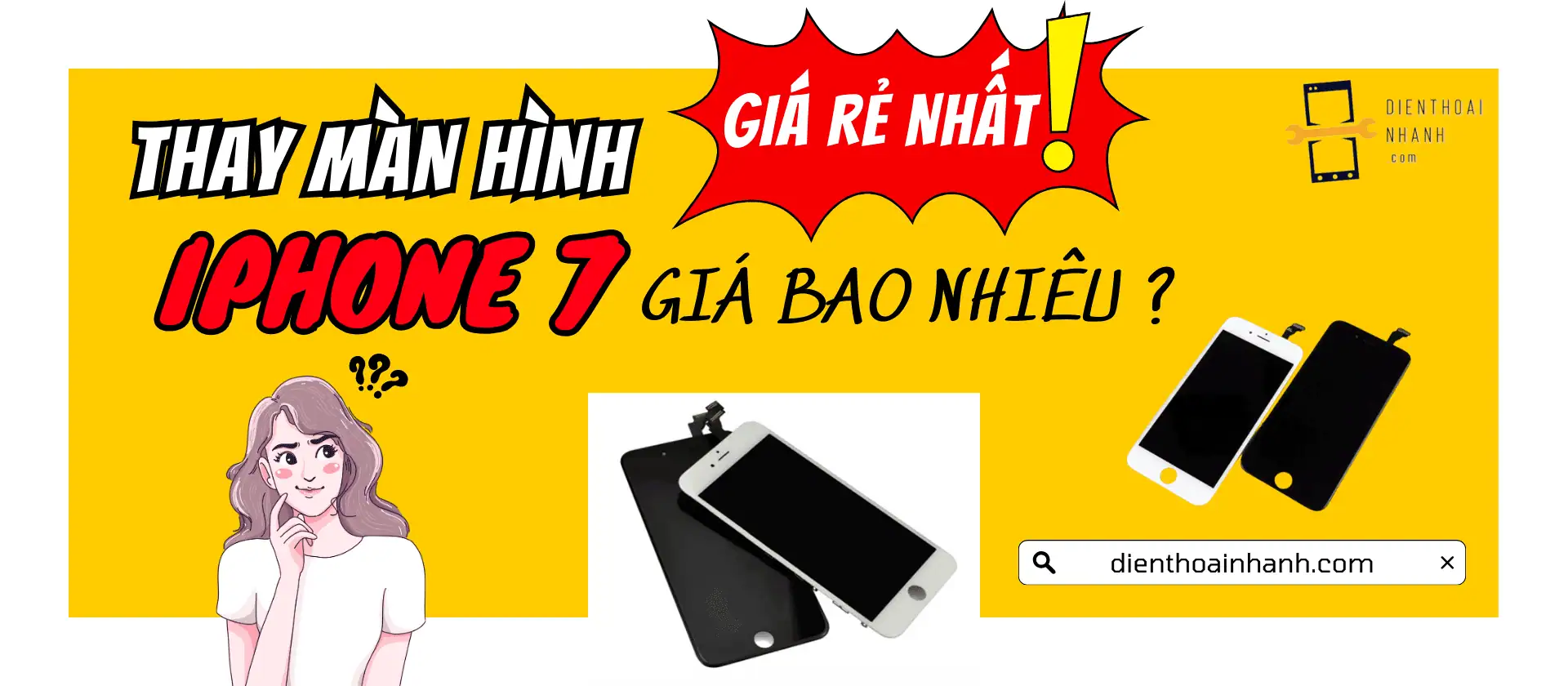 Thay Màn Hình IPhone 7 - Chất Lượng, Lấy Ngay Trong Ngày