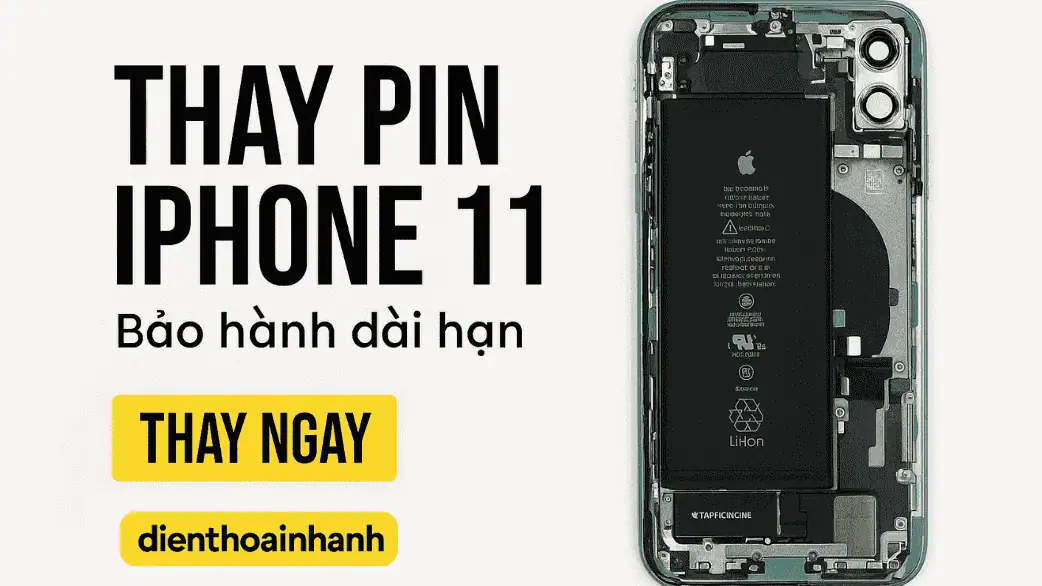 Thay Pin iPhone 11 Chính Hãng, Giá Tốt Năm Hiện Nay
