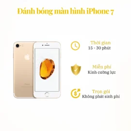 Đánh bóng màn hình iPhone 7 bị xước