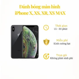 Đánh bóng màn hình iPhone X bị xước