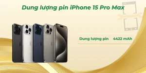Dung lượng pin iPhone 15 Pro Max dùng được bao lâu? Bao nhiêu mAh?