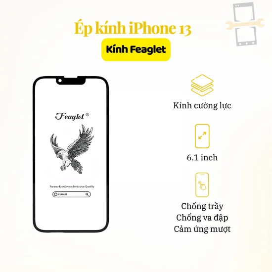 Ép kính Feaglet iPhone 13