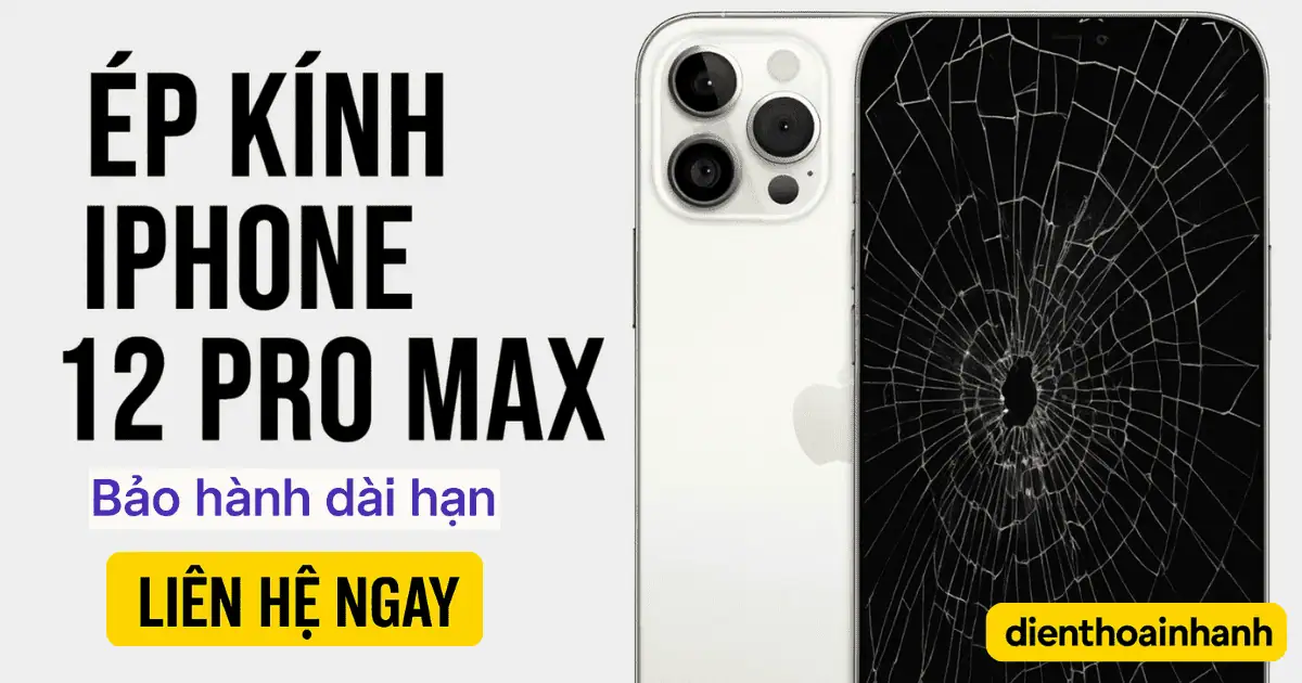 Giải đáp những câu hỏi thường gặp khi ép kính iPhone 12 Pro Max