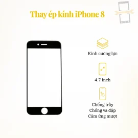 Ép kính iPhone 8