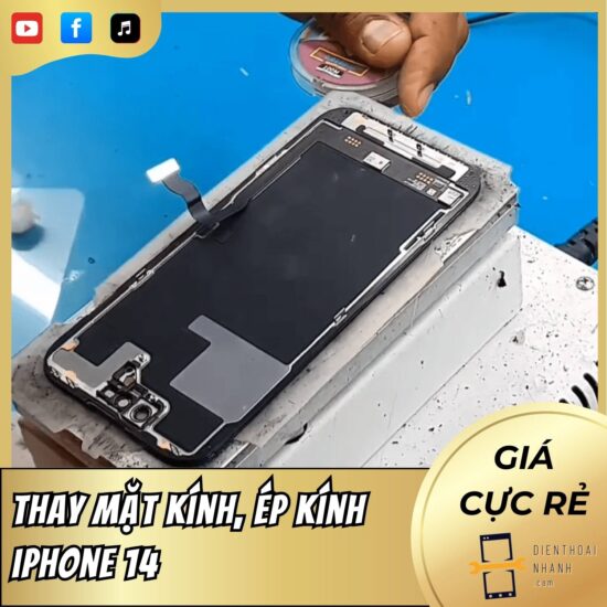 Thay Mặt Kính iPhone 14