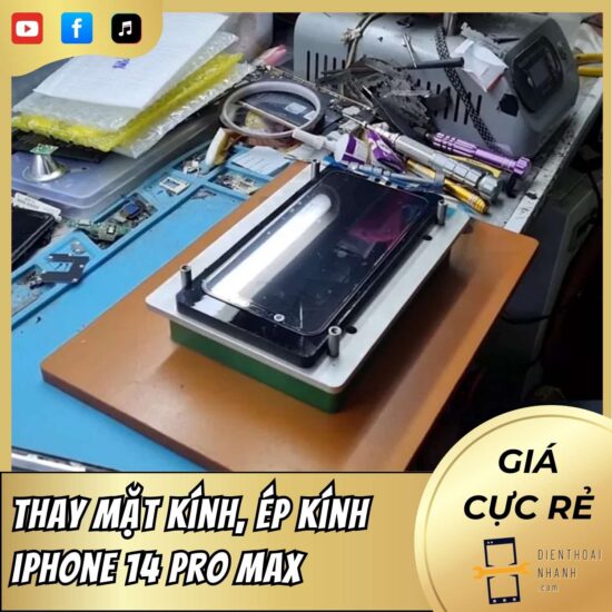 Thay Mặt Kính iPhone 14 Pro Max