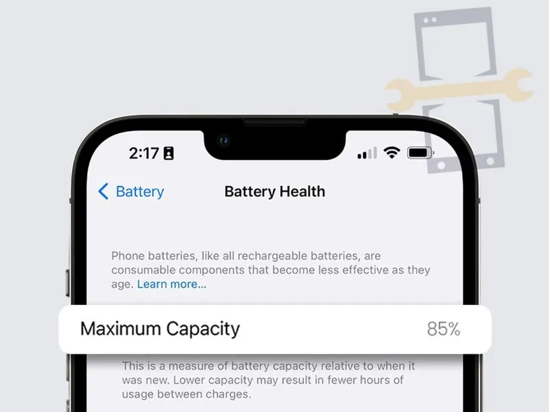 pin iphone 85% có nên thay