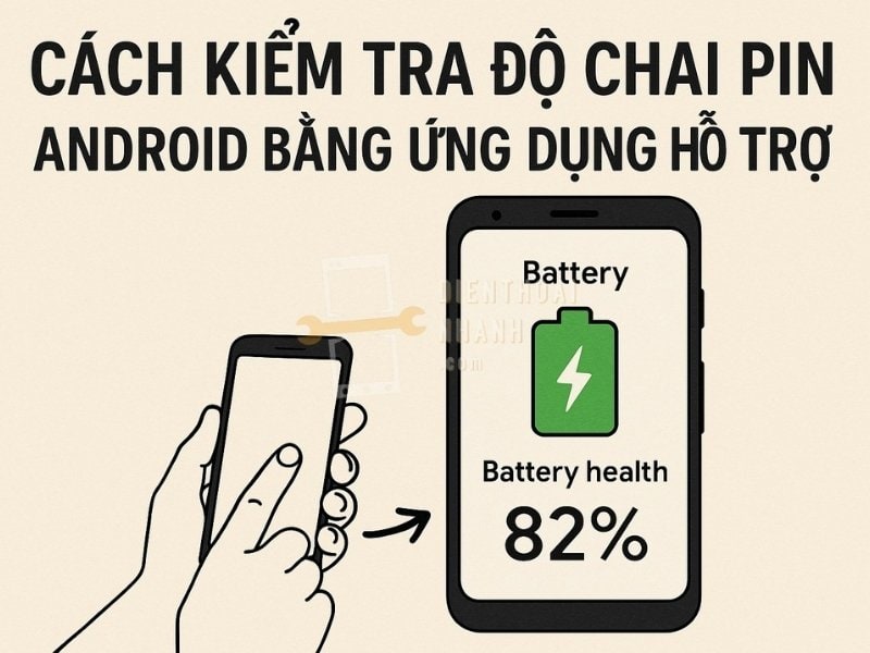 Cách Kiểm Tra Độ Chai Pin Android Bằng Ứng Dụng Hỗ Trợ