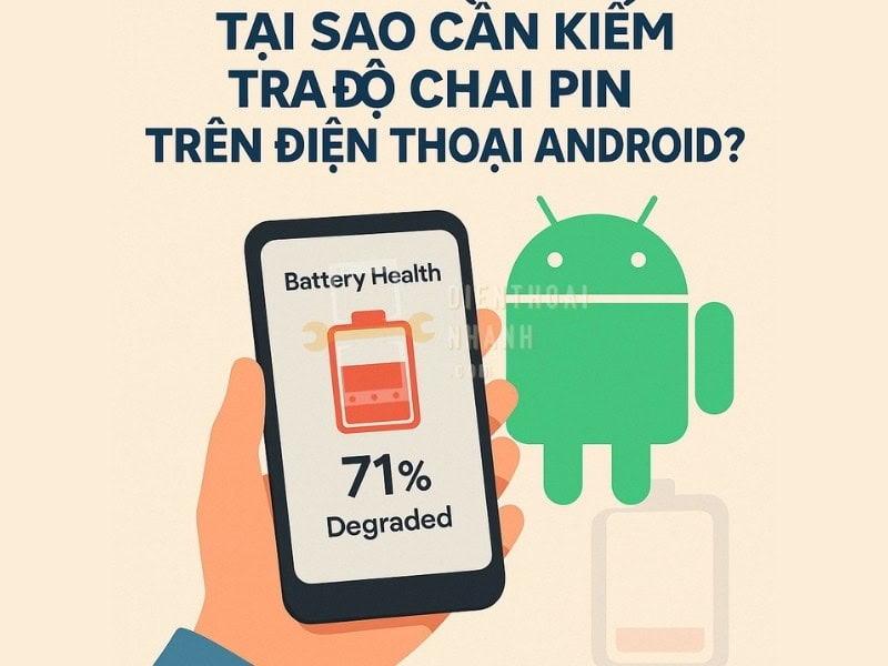 Tại Sao Cần Kiểm Tra Độ Chai Pin Trên Điện Thoại Android?