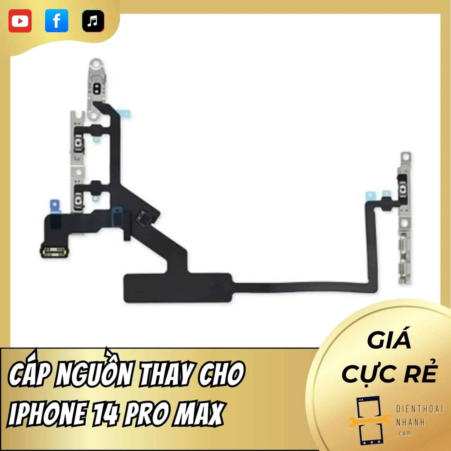 | Tháng 1 2026 Thay Cáp Nguồn iPhone 14 Pro Max