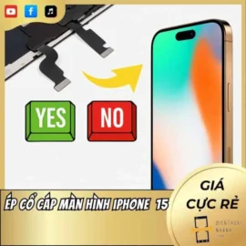 Ép cổ cáp màn hình iPhone 15
