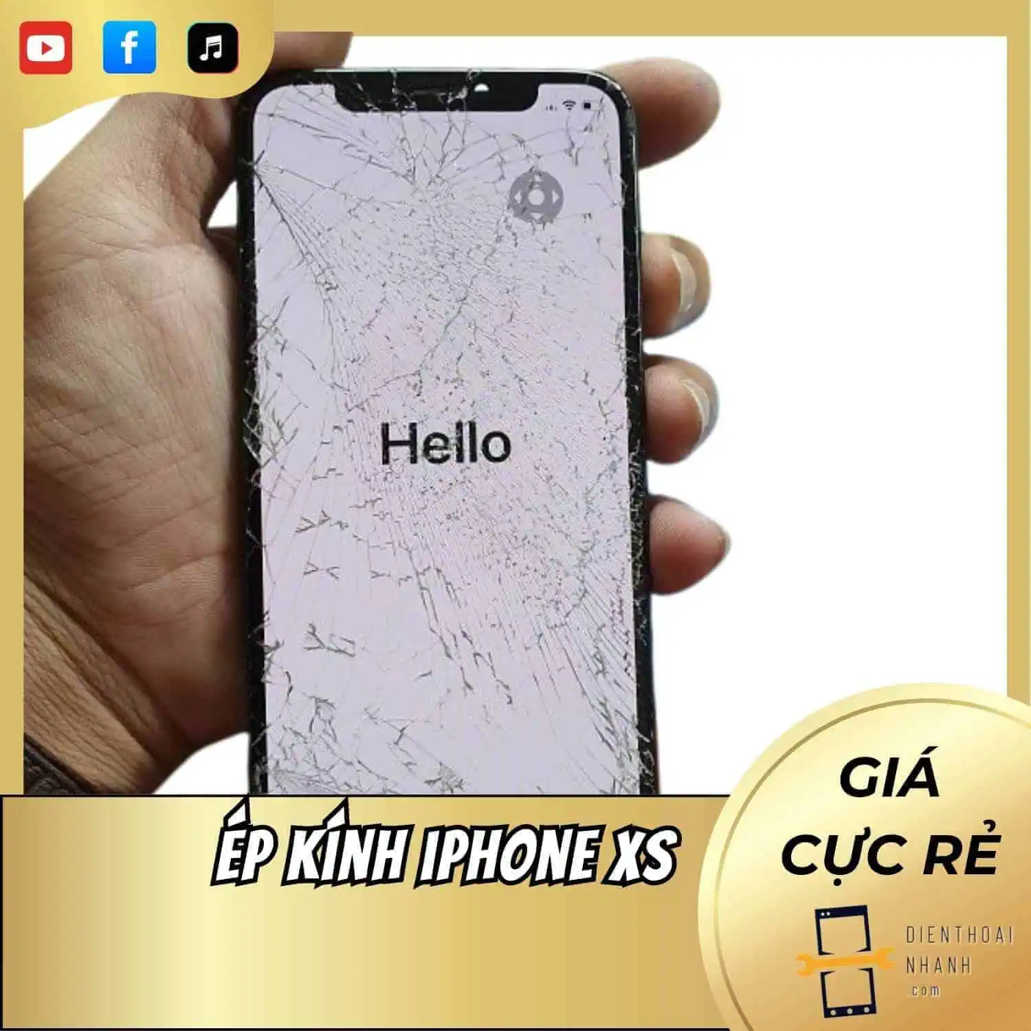 | Tháng mười một 2025 Ép Kính iPhone XS