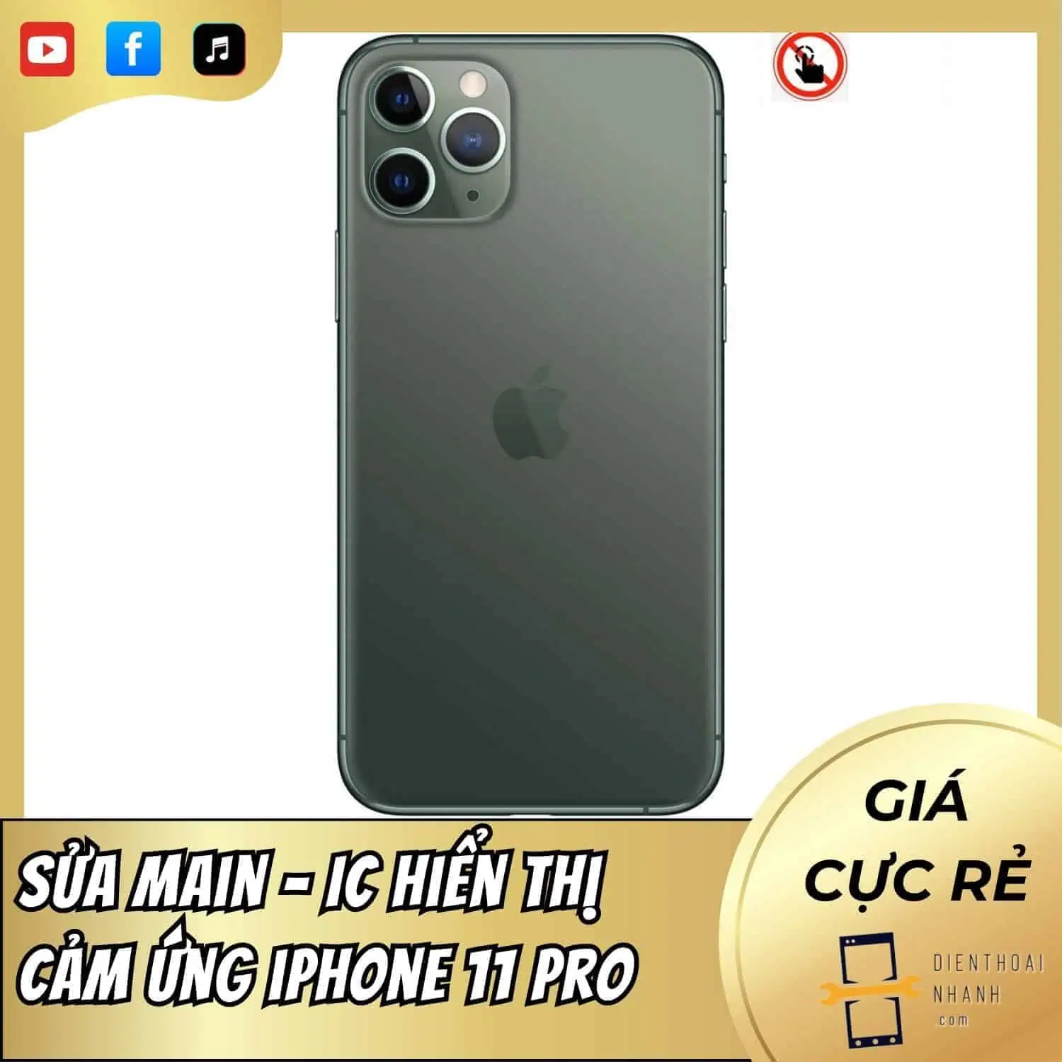 | Tháng 12 2025 Sửa Main - IC Hiển Thị Cảm Ứng iPhone 11 Pro