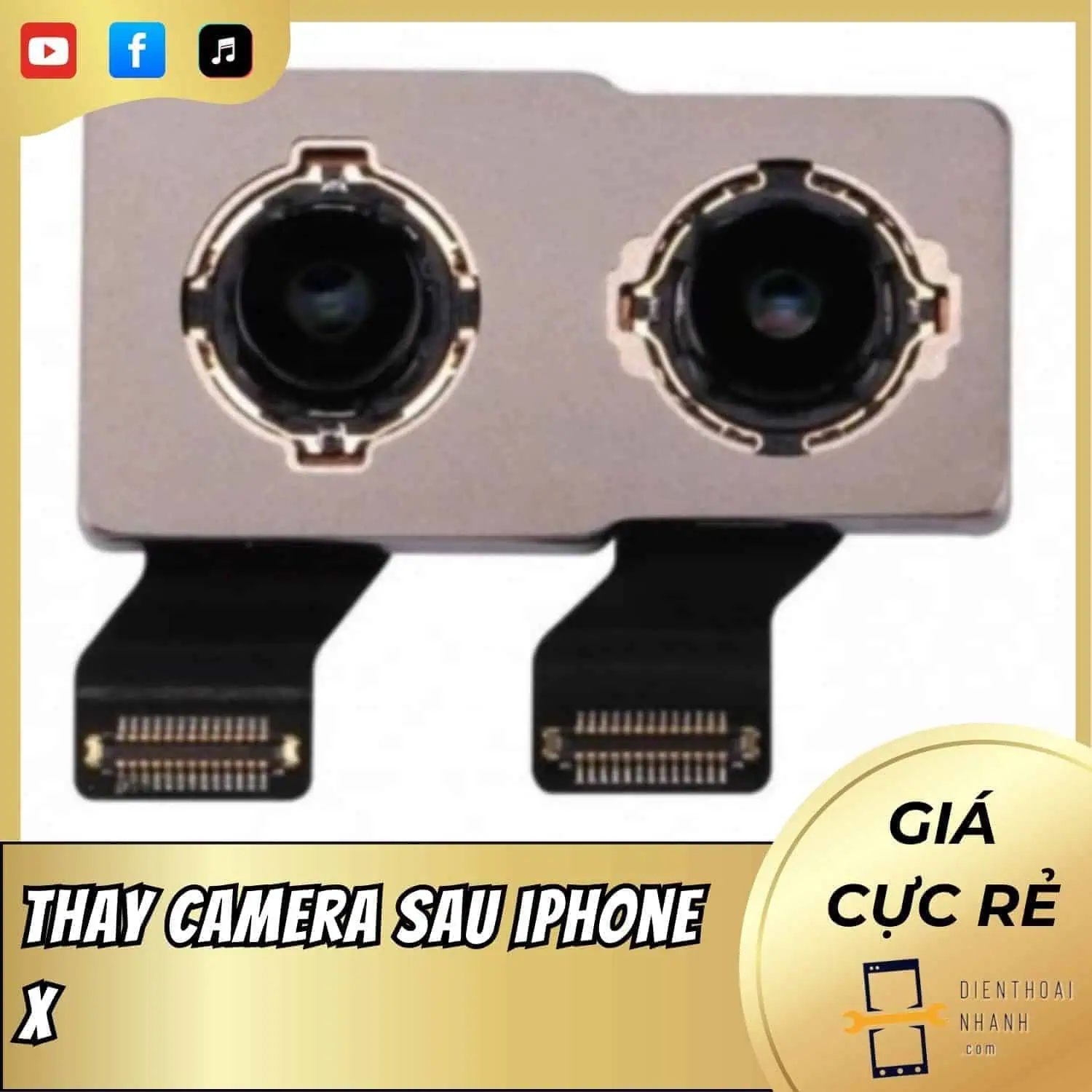 | Tháng mười một 2025 Thay Camera Sau iPhone X