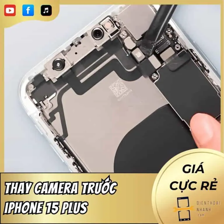 | Tháng 1 2026 Thay Camera Trước iPhone 15 Plus