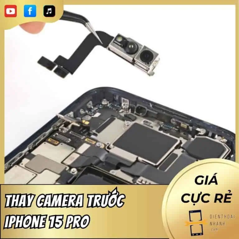| Tháng mười một 2025 Thay Camera Trước iPhone 15 Pro
