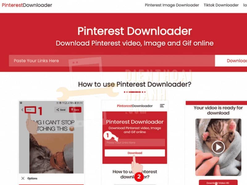 Bảng So Sánh Nhanh Các Công Cụ Tải Video Pinterest