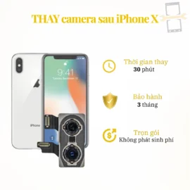 Thay camera sau iPhone X