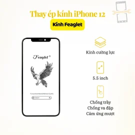 Thay ép kính Feaglet iPhone 12