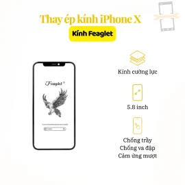 Thay ép kính Feaglet iPhone X