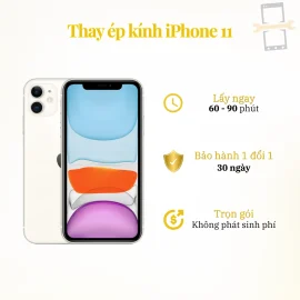 Thay ép kính iPhone 11