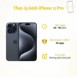 Thay ép kính iPhone 15 pro