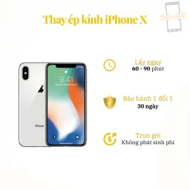 Thay ép kính iPhone X