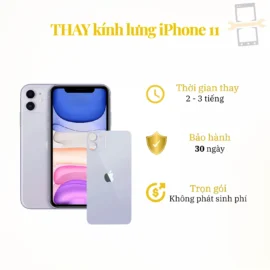 Thay kính lưng iPhone 11