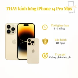 Thay kính lưng iPhone 14 Pro Max