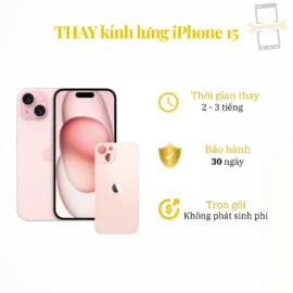 Thay kính lưng iPhone 15