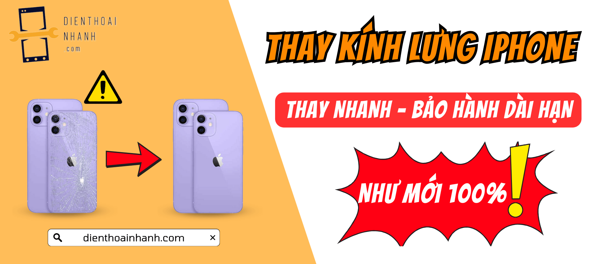 Thay Kính Lưng iPhone Chính Hãng - Giải Pháp Hiệu Quả Tại Điện Thoại Nhanh