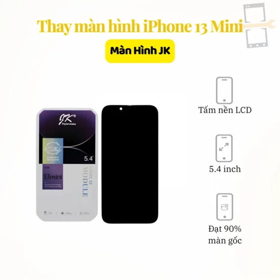 Thay màn hình iPhone 13 Mini JK