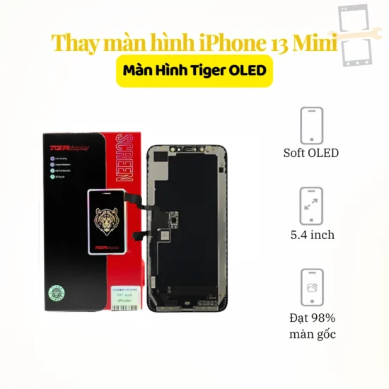 Thay màn hình iPhone 13 Mini Tiger OLED