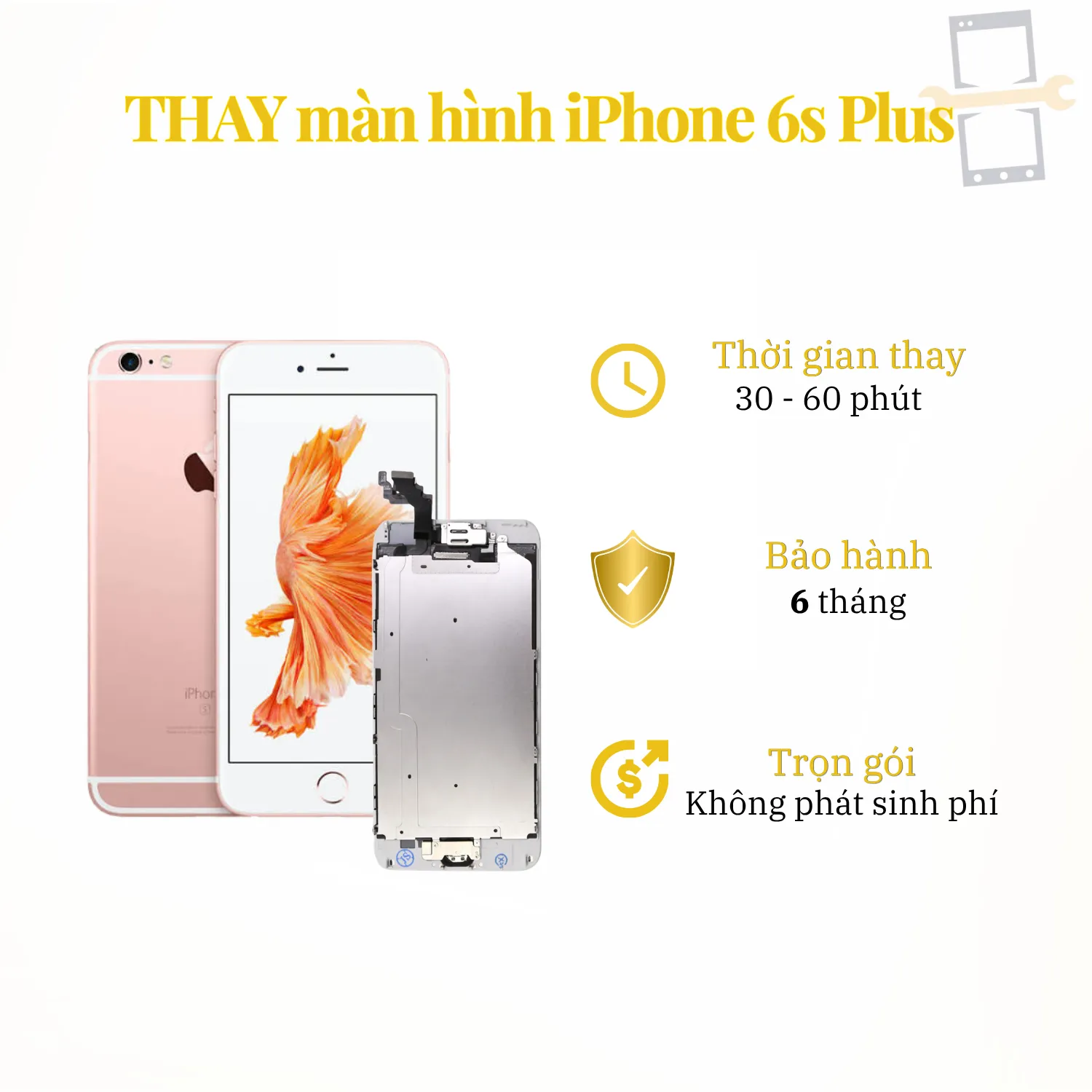 Thay màn hình iPhone 6S Plus
