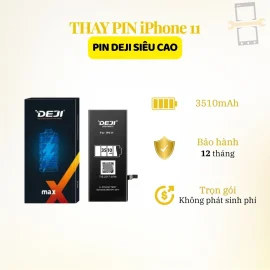 Thay pin Dejji siêu cao iPhone 11