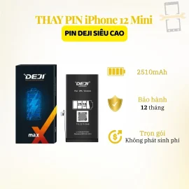 Thay pin Deji siêu cao iPhone 12 Mini