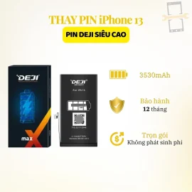 | Tháng 6 2026 Thay pin Deji siêu cao iPhone 13