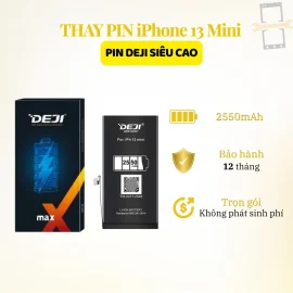 Thay pin Deji siêu cao iPhone 13 mini