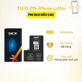 Thay pin Deji siêu cao iphone 13 Pro