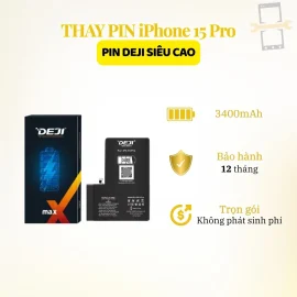 | Tháng 6 2026 Thay pin Deji siêu cao iPhone 15 Pro
